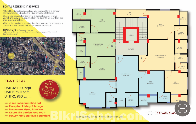 Building  for rent at Khulna Dalmil mor